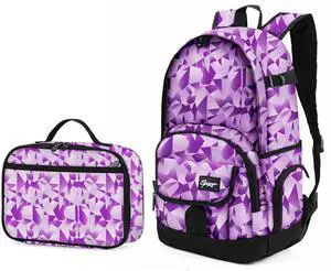 rickyh style Kids Backpacks, Lightweight Backpack 18.5x13.75x8.75 Inches lunch bags 10x8x3.7 Inches Kids Backpacks for School