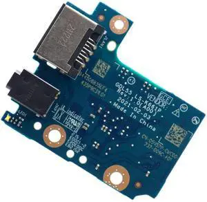 Deal4GO GDL55 RJ45 LAN Board Audio I/O Daughterboard 5N52P 05N52P 58MDX 058MDX w/ Cable Replacement for Dell G15 5510 5511 (with GPU RTX 3060)