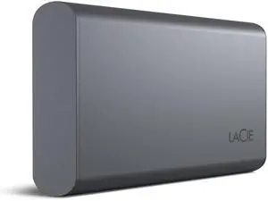 LaCie Mobile SSD Secure 1TB, 10Gbps USB 3.1 Type C, Rescue SED, Space Grey, Data Rescue Service