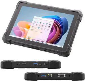 HEIGAOLAPC Rugged Tablet 12th Alder Lake N100 10.1" Win Tablet, Win 11 Pro 16GB 256GB ROM 4G LTE GPS Tablets PC 8000mAh Battery USB3.0 / WiFi 5 / BT5.0 / FHD for Field Service HEIGAOLAPC Rugged Tablet 12th Alder Lake N100 10.1" Win Tablet, Win 11 Pro 16GB 256GB ROM 4G LTE GPS Tablets PC 8000mAh Battery USB3.0 / WiFi 5 / BT5.0 / FHD for Field Service