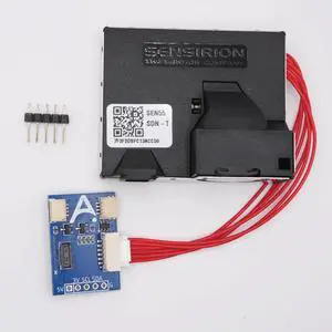 Apollo SEN55 and SCD40 Breakout Board with Stemma QT Connectors  NDIR CO2 Sensor, VOC, PM1, PM2.5, PM4, PM10, NOx, Temperature & Humidity Air Quality, Smart Home & IoT Projects (No SCD40 CO2 Sensor)