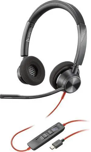 Poly Headset Blackwire C3320-M Stereo USB-C/A Teams