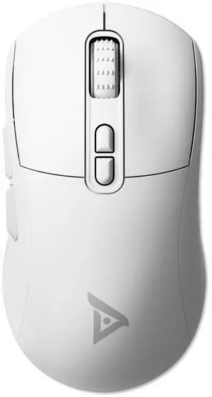 JMTCtech TSG809 Wireless BT Gaming Mouse Rechargeable/2.4GHz/Type-C Connect,PAW3311 Sensor,24000 Dpi,Lightweight,5 Programmable Buttons, 500 mAh Battery,Ergonomic Design for Pc-White