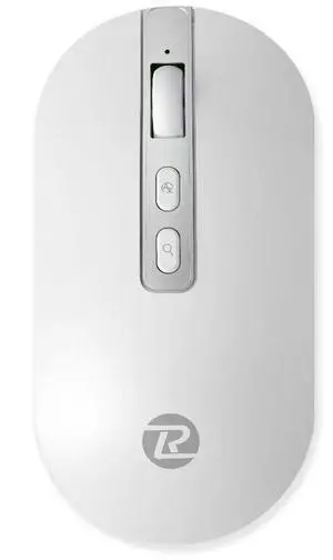 RHYONLIN MR08 Intelligent Voice Mouse, Voice Typing, Translation, Screenshot Literacy, Built-in Battery, 2.4G+Bluetooth