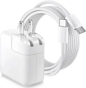 MacBook Pro Charger,30W MacBook Air Charger Fast Charging USB C Laptop Power Adapter,10FT Quick USB C Charging Cord for Mac Book Pro 16/15/14/13inch 2024/2023/2022/2021/2020/2019/M1 M2 M3 Mac Book Air