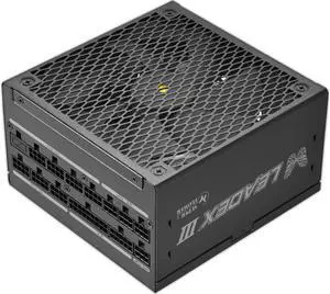 Super Flower Leadex III ATX 3.1 1000W, Cybenetics Platinum, 80+ Gold, 10 Years Warranty, ECO Semi-Fanless Mode, FDB Fan with Copper Shaft, Full Modular Power Supply, SF-1000F14GE, Black