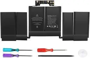 A1964 A1989 Battery Replacement for MacBook Pro 13 Inch A1989 (Mid 2018, 2019) & A2251 (2020), EMC 3214 3358 3348, MR9Q2LL/A MR9R2LL/A MR9T2LL/A/ MV962LL/A MV972LL/A MWP42LL/A MWP52LL/A MWP62LL/A