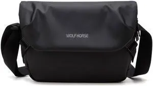 SAIA TIAN Briefcases Lightweight Men's Laptop Bag Water Resistant Crossbody Computer Work Office Bag with Shoulder Strap (Large)