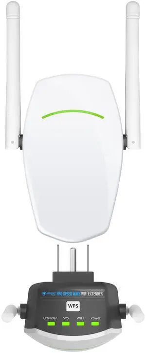 ExtendTecc Pro WiFi 6 Range Extender Signal Booster | Speed Wave Cyber WiFi Dual-Band 1.8 Gbps Amplifier, Up to 2,100 sq ft & 64 Devices, Plug-in Repeater with Ethernet Port, Smart WiFi Antenna