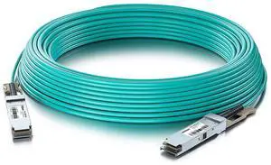 100G QSFP28 Active Optical Cable - 100GBASE QSFP28 to QSFP28(EDR) OM3 AOC Cable for Mellanox MFA1A00-C005, 5-Meter