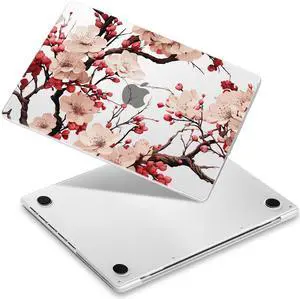 Yebiseven Case for M3 MacBook Pro 16 inch 2023 2021 Release A2991/A2485 A2780 M2 M1 Pro/Max, Hard Shell Case with Keyboard Cover & Screen Film & OTG Adapter & 2 Webcam Covers, Wintersweet