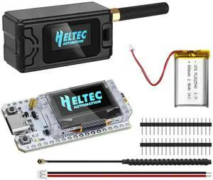 Heltec WiFi LoRa 32 V3 Development Board with Plastic Case 800mAh Battery ESP32 S3 SX1262 Meshtastic LoRaWAN Compatible OLED Display Type-C USB IoT Node for Smart Home Industrial Control (N30 Black) Heltec WiFi LoRa 32 V3 Development Board with Plastic Case 800mAh Battery ESP32 S3 SX1262 Meshtastic LoRaWAN Compatible OLED Display Type-C USB IoT Node for Smart Home Industrial Control (N30 Black)