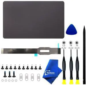 iPartsleader A2991 Trackpad with Cable for MacBook Pro (Retina,16-inch,M3 Pro/Max,2023) Force Touch Touchpad Replacement 661-38766 821-04493-A EMC 8408 (Space Black)