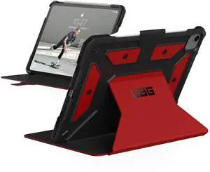 URBAN ARMOR GEAR UAG iPad Air 10.9-inch (4th Gen, 2020) Case Metropolis Folio Slim Heavy-Duty Tough Multi-Viewing Angles Stand Military Drop Tested Rugged Protective Cover, Magma