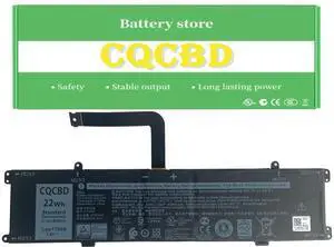 CQCQ FTD6M Battery for Keyboard Battery for DELL Latitude 7285 Series K17M FTD6M 06HHW5 BQ40370 (7.6V 22Wh)