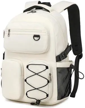 Laptop Backpacks 15.6 Inch Lightweight Durable Travel School Bookbag College Backpack Anti Theft Outdoor Hiking Large Work Backpacks Daypack for Men Women,Gift choice,Beige