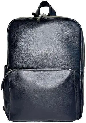 RUSTIC TOWN Leather Backpack for Men and Women  Vintage Full Grain Laptop Daypack for Travel, Office, & Work  Classic Shoulder iPad Bag & Casual Bookbag