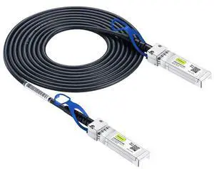 10Gtek 25G SFP28 SFP+ DAC Cable - 25GBASE-CR SFP28 to SFP28 Passive Direct Attach Copper Twinax Cable for Cisco SFP-H25GB-CU5M, Ubiquiti UC-DAC-SFP28, Supermicro and More, 5-Meter(16.5ft)