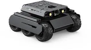 Waveshare UGV Rover Open-Source 6 Wheels 4WD AI Robot, Compatible with Raspberry Pi 4B, Dual Controllers, Computer Vision, PI4B-4GB NOT Included