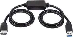 XMSJSIY USB to eSATA Adapter Cable 5Gbps USB 3.0 to Power eSATA Converter Cable 5V for HDD/SSD/ODD Laptop PC - 3 ft/1M