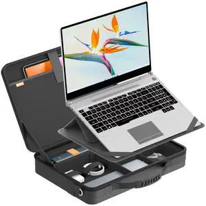 Smatree MobileBase Laptop Shoulder Case for 15 inch Microsoft Surface Laptop 7/6/5/4/3, for Surface Laptop, Copilot+ PC 2024, Microsoft Hard Laptop Carrying Sleeve Case with Stand (A485S)