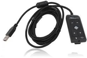 USB Sound USB to 3.5mm Jack Audio Adapter, USB Sound Card USB to 3.5mm Jack Audio Adapter, USB Adapter for HyperX Cloud II, for PS5, for Series X S, for One