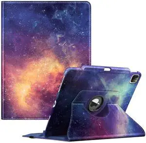 Fintie Rotating Case for iPad Pro 12.9-inch 6th Generation 2022-360 Degree Swiveling Protective Cover with Pencil Holder, Auto Sleep/Wake, Also Fit iPad Pro 12.9" 5th/4th/3rd Gen, Galaxy