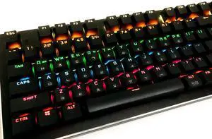 IYTYIR 132 Keys Korean Backlit Keycaps OEM Profile Keycap Gamer Officer DIY for MX Mechanical Keyboard Removable Keycaps Set for 61 87 104 Full Size Mechanical Keyboard (Keycap Only) (Korean Black)