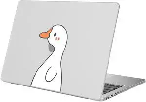 BlHMCASE Compatible with MacBook Pro 14 inch Case 2025-2021 M4 M3 M2 M1 A3112 A3185 A3401 A2918 A2992 A2779 A2442, Cute Kawaii Duck Protective Hard Shell Matte Cover for Mac Pro 14