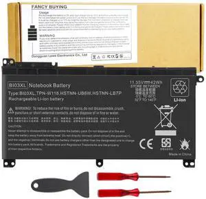 BI03XL Laptop Battery for HP Pavilion X360 13-U M3-U 13-u000 M3-U001DX M3-U103DX 13-U100TU 13-U118TU Stream 14-AX 14-ax010wm ON03XL 0N03XL 844203-855 TPN-W118 HSTNN-LB7P HSTNN-UB6W 843537-541