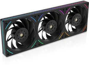 TL-UB36R 360mm Single-Frame Reverse PC Case Fans - PWM Fans 2150 RPM | ARGB Lighting | High Airflow | Single Modular Cable Cooler Fans, for Chassis  Liquid Cooler (Black)