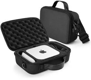 CaSZLUTION Travel Case for Mac Mini M4 | EVA Shockproof Protective Storage Box with Custom Sponge Insert for Mac Mini M4 / M4 Pro, Magic Mouse and Cables (Case Only)