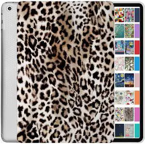 DuraSafe Cases for iPad 4th iPad 3rd iPad 2nd Gen - 9.7 Inch [iPad 4 3 2 Gen Old Model ] A1396 A1416 A1430 A1403 A1458 A1459 A1460 A1395 Printed Shock Absorbant Flexible TPU Clear Case - Leopard
