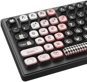 ONITOON MOA Profile Keycaps - Cute Kitten Theme, PBT Key caps Dye-Sublimation, Custom 131 Keys Set for Cherry Gateron MX Switches Mechanical Keyboard ONITOON MOA Profile Keycaps - Cute Kitten Theme, PBT Key caps Dye-Sublimation, Custom 131 Keys Set for Cherry Gateron MX Switches Mechanical Keyboard