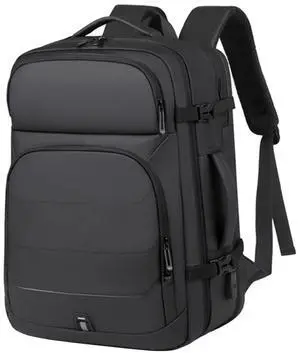 Wesoke Large Travel Backpack 17 Inch Laptop Backpack for Men Women, Big Carry on Backpack Expandable Luggage Suitcase Rucksack Casual Daypack with USB Port for Weekender Business Hiking, Black Wesoke Large Travel Backpack 17 Inch Laptop Backpack for Men Women, Big Carry on Backpack Expandable Luggage Suitcase Rucksack Casual Daypack with USB Port for Weekender Business Hiking, Black