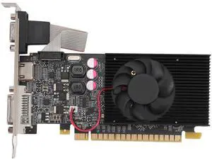 GOWENIC for GT610 2GB DDR3 64BIT Graphics Card, PC Video Card, PCIE Graphics Card Desktop Computer Graphics Card with PCI Express 2.0 16X Slot, for 10 11 7 8