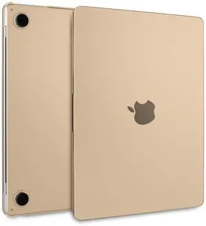 Batianda Matte Ultra-Thin New MacBook Air 13.6 inch Case 2022 2024 Model A2681 (M2)/ A3113 (M3) Durable Fingerprint-Resistant, Precision Fit, with TPU Keyboard Cover and OTG Adapter, Peach