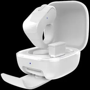 Latest Model Wireless Finger Ring Mouse, Bluetooth Touchpad, Cursor Control, TikTok Video Scroller, Compatible with PC, Laptop, Mobile, Tablet,Selfie Video Scrolling Page Turner (White)