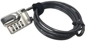 Sendt Black Combination Security Lock for Most Surface Pro and Surface Go Tablets
