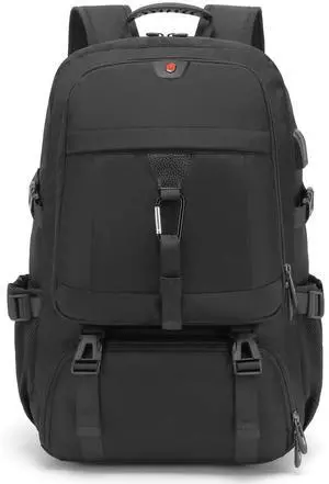 DUSLANG Travel laptop backpack, Extra Large 60L Traveling College Backpack,Large Capacity Backpack for Men Women,Fits 17 Inch Computer, USB Charging Port, Black DUSLANG Travel laptop backpack, Extra Large 60L Traveling College Backpack,Large Capacity Backpack for Men Women,Fits 17 Inch Computer, USB Charging Port, Black