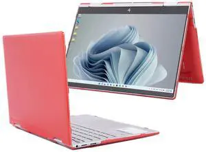 mCover Case Compatible ONLY for 2023-2024 13.3" HP Envy x360 13-BF0000 Series 2-in-1 Convertible Notebook Computers (NOT Fitting Any Other HP Models) - Red