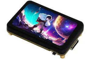 ESP32-S3 1.64inch AMOLED Touch Display Development Board, 280x456, QSPI Interface, Onboard Accelerometer and Gyroscope Sensor and Other Interfaces, ESP32 with Display