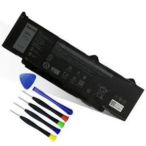 bossfulton 54Wh DR02P R73TC Laptop Battery for Dell Latitude 5440 5450 5540 5550 & Precision 3480 3490 3580 3590 Series - Compatible with DRO2P 803W6 2X1V9 GTG7N GRWKG - 11.4V 4623mAh 3-Cell