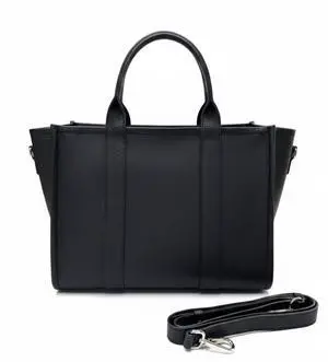 a.coniq Genuine Leather Tote Bag for Women Soft Cowhide Work Purse Large Structured Office Shoulder Handbag Fits 15" Laptop Black a.coniq Genuine Leather Tote Bag for Women Soft Cowhide Work Purse Large Structured Office Shoulder Handbag Fits 15" Laptop Black