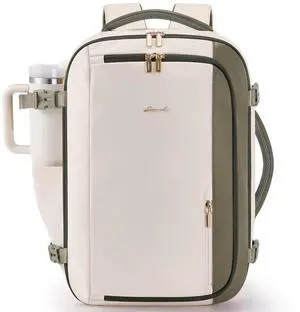 LOVEVOOK 40L Travel Backpack for Women,Carry on Luggage Backpack Flight Approved with 3 Packing Cubes,Waterproof Personal Item Travel Bag fits 17 Inch Laptop,Overnight Weekender Business Daypack