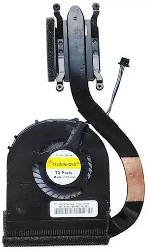 TXLIMINHONG New Compatible CPU Cooling Fan and heatsink for Lenovo Thinkpad T460s T470s 01AY891 00TJ920 DC5V 0.35A Fan