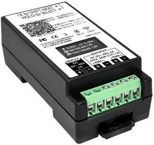 Industrial DIN Rail Mount Power Auto Reboot, Metering, Automatically Restarts Router When Connection Fails. 2-Channel, 9-48V, Ethernet, Wi-Fi, App Controllable, For Industrial Router, PING Monitoring.