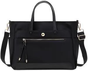 Allviper Women Messenger Bag Female Cross-lady Large Capacity Handbag Business Briefcase Stylish Toto Bag Black