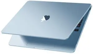 Compatible with MacBook Air 13.6 inch Case M4 M3 M2 2025-2022 [Like The Bare Device] Protective Hard Shell Matte Cover for MacBook Air 13 inch Case Model A3240 A3113 A2681- SkyBlue