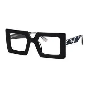 Zeelool Square Eyeglasses Frames for Women Black Non Prescription Eyewear Glasses Chic Fashion Full Glasses JGA215829-02